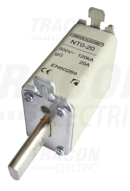 Tracon Késes biztosító 400VAC 25A 0 120kA/500VAC NT0-25