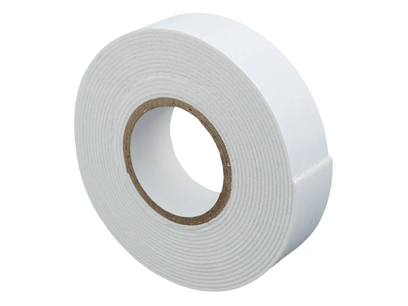 Kétoldalas habszalag 1mm x 19 mm x 3m, fehér, 1 db