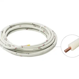 Szigetelt klíma rézcső 1/4 x 1mm olasz Top Line (20fm)