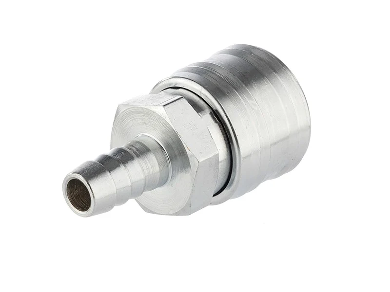 Kompresszor gyorscsatlakozó tömlő átm. 9 mm, aljzat, króm