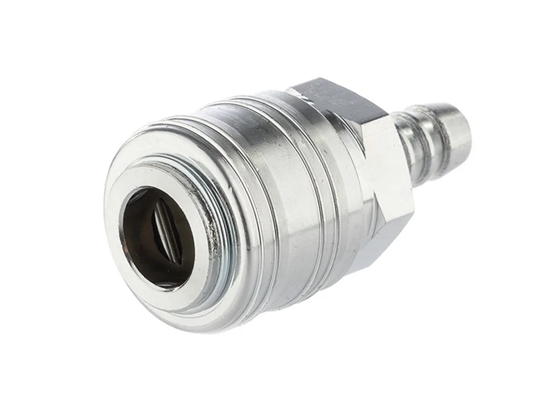 Kompresszor gyorscsatlakozó tömlő átm. 9 mm, aljzat, króm