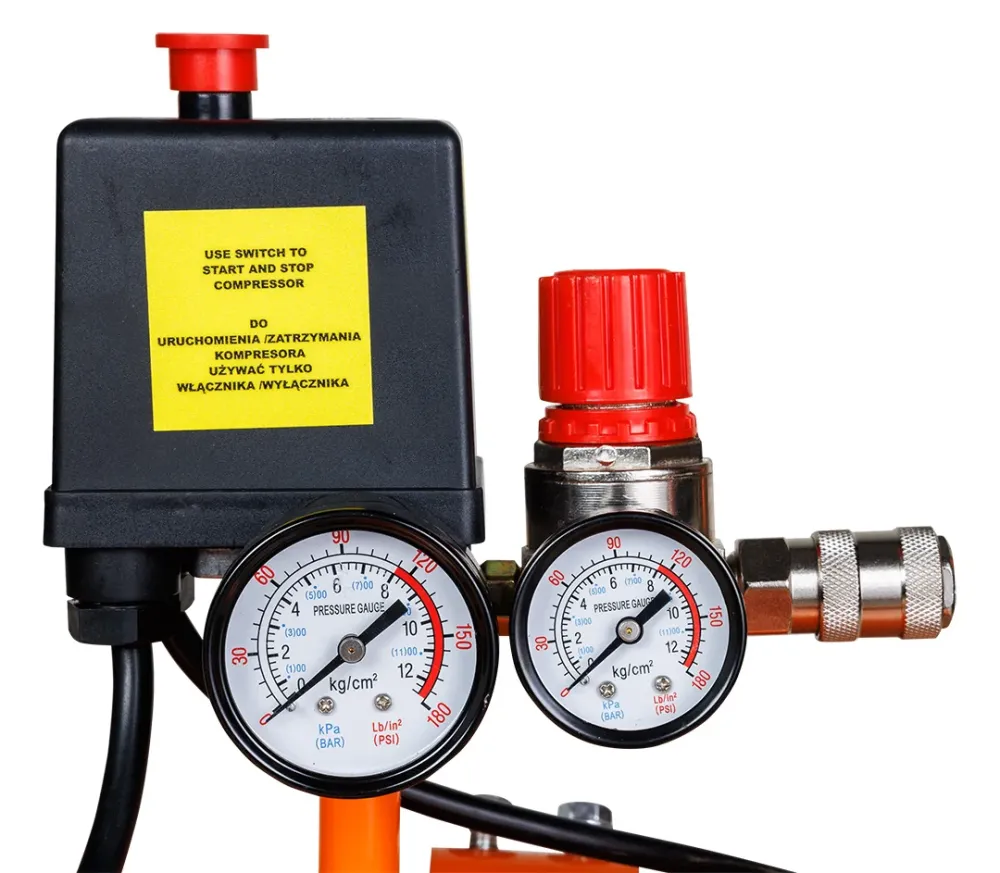 Kompresszor 50L, 8 bar, 180L/perc, extra csendes, kefementes motorral, olajmentes, 80Db