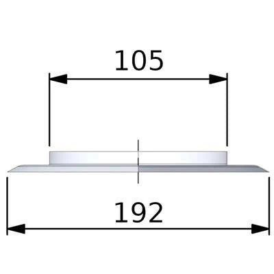 Tricox 100 takaró lemez alu (2db/csomag)