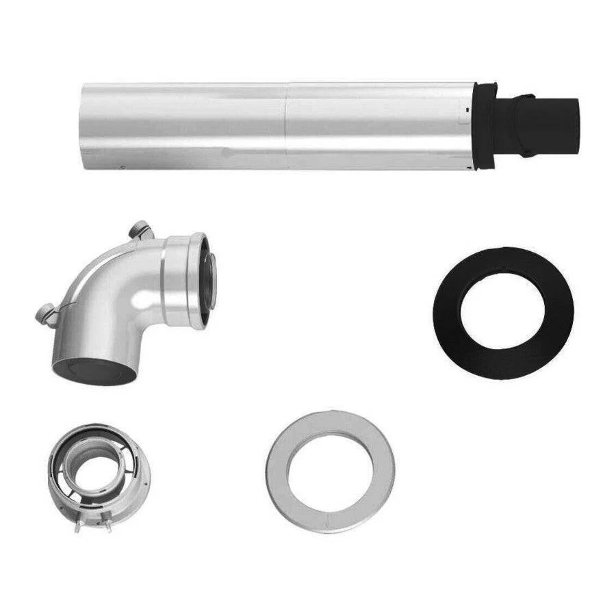 Bosch 60/100 teleszkópos vízszintes kivezetés, L=310-505mm, tisztítós könyökkel (7738112496)