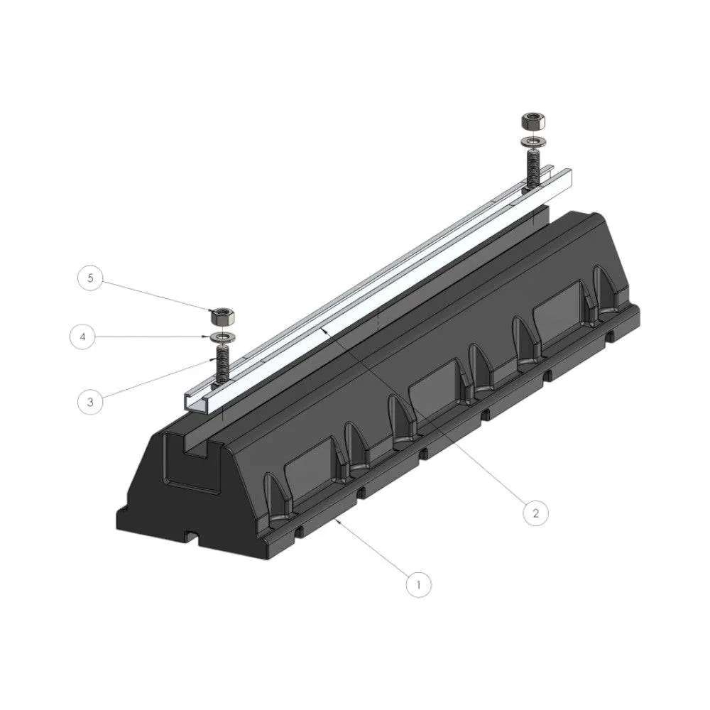 Immergas rezgéscsillapító talp 600x1400 mm, (3 db) (3.032854)