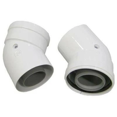 Ariston ALU/ALU 80/125 könyök 45° (2db) (3318037)