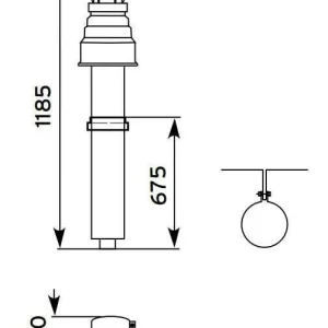 VAILLANT 80/125 ALU függőleges kivezető fekete (303600)