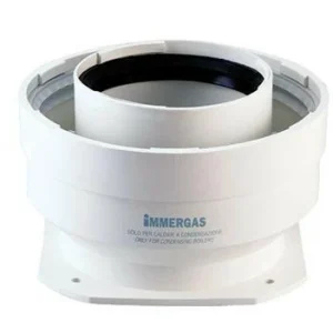 Immergas 80/125 PPS/ALU indító idom - karimás (3.022990)