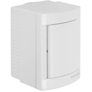 Panasonic Lakáselosztó müanyag Falonkívüli fehér teliajtóval IP20 2modul