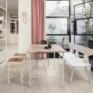 Capture tölgy, válogatott fehér laminált padló SIG4757