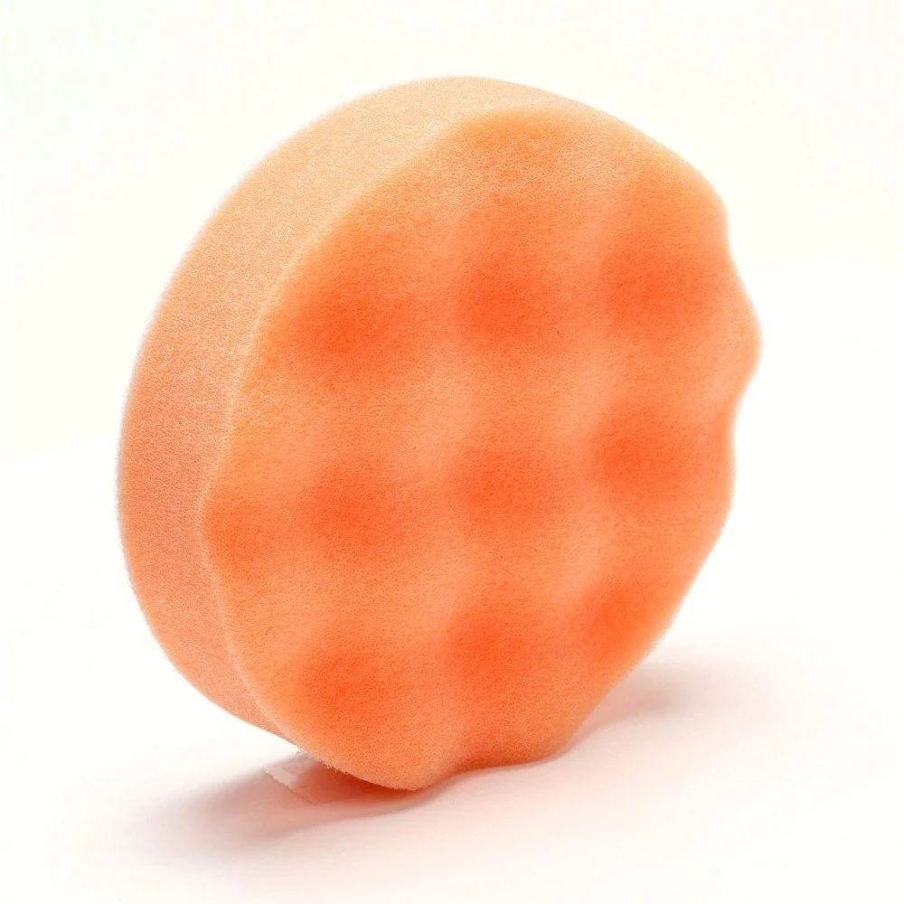Finom Polish Pad 3M Finesse It Foam polírozó párna, narancs, 82mm