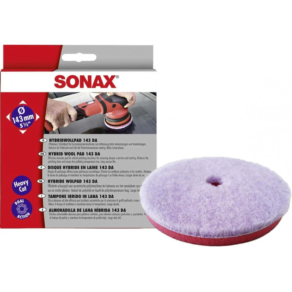 Hibrid gyapjú párna Sonax Dual Action, 143mm