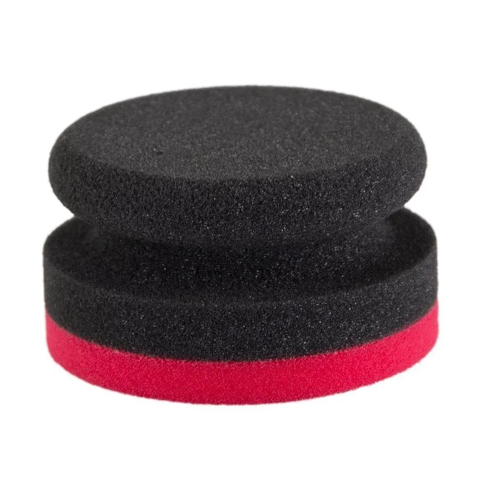 Manual Abrasive Polish Applicator Pro Detailing, piros, 90 mm