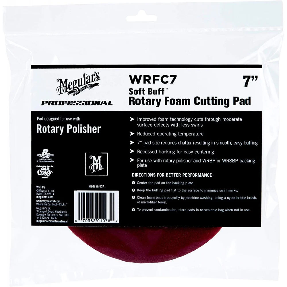 Rotary hab vágóbetét Meguiar's Soft Buff, 178mm
