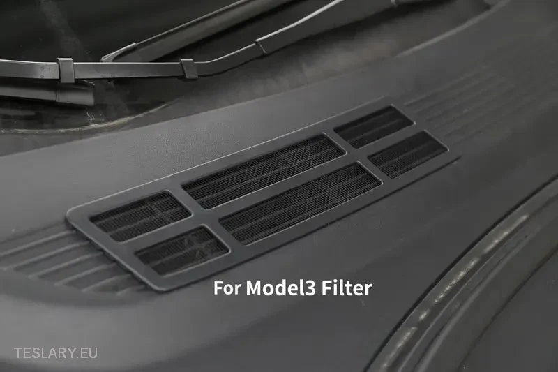 Tesla 3. modell elülső levegő bemeneti védőfedele (szürke)