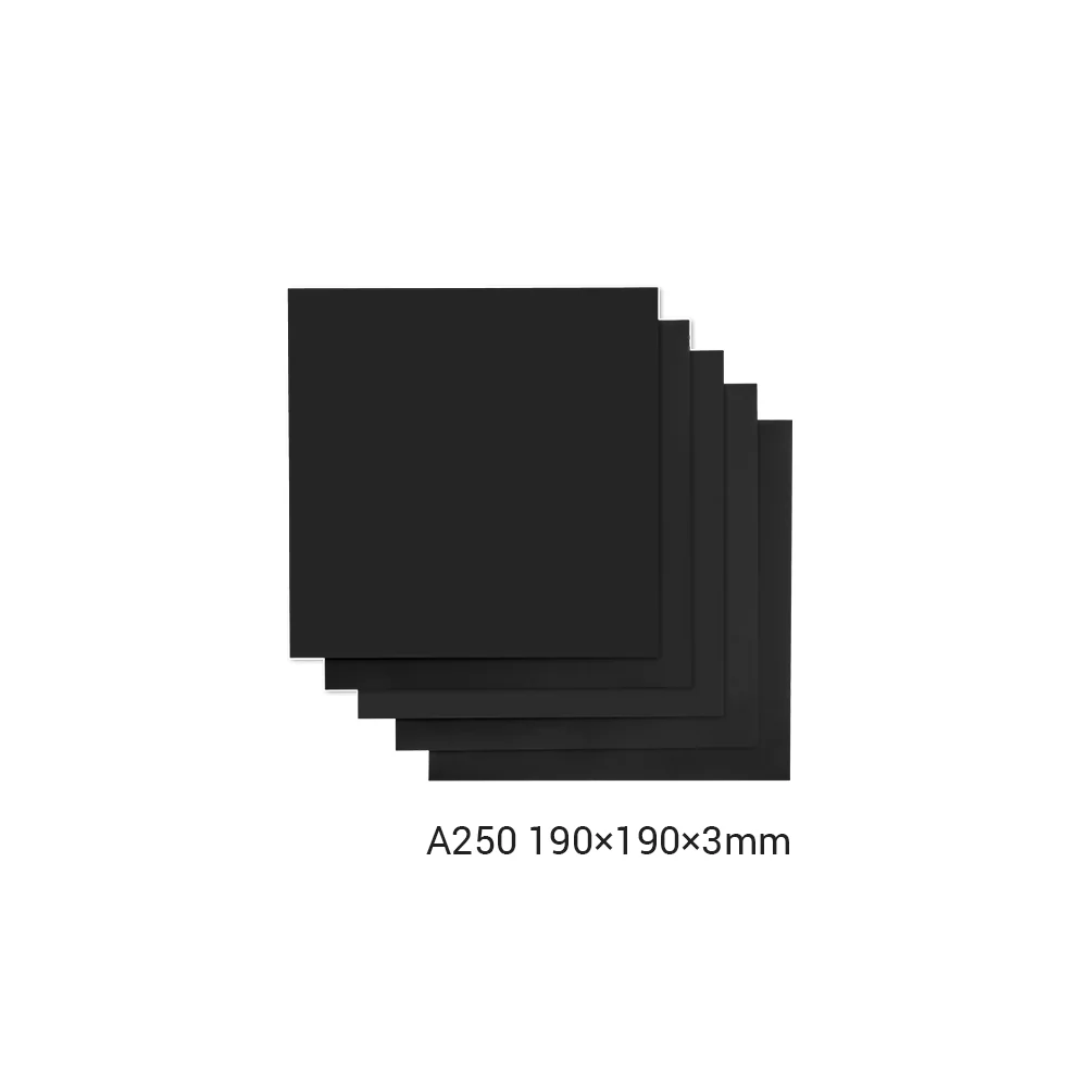 Snapmaker matt akrillapok 190×190×3 mm – 5 darabos csomag lézerhez és CNC-hez