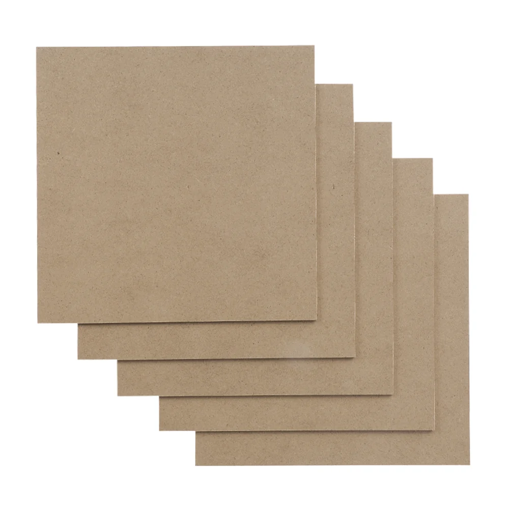 Snapmaker MDF lapok A350 – 300×300×3 mm, 5 darabos csomag lézerhez és CNC-hez