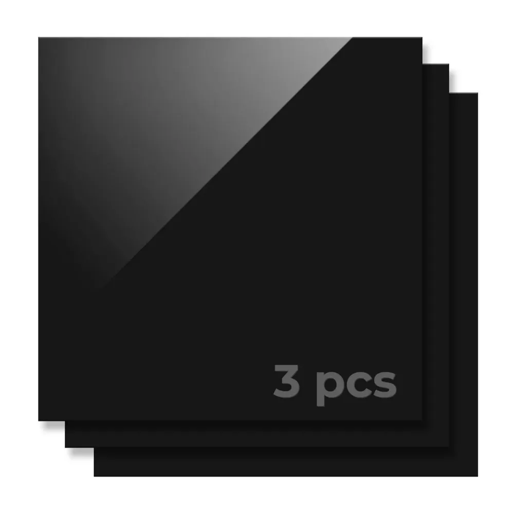 xTool akrillemez fekete 3 mm (3 darabos csomag)