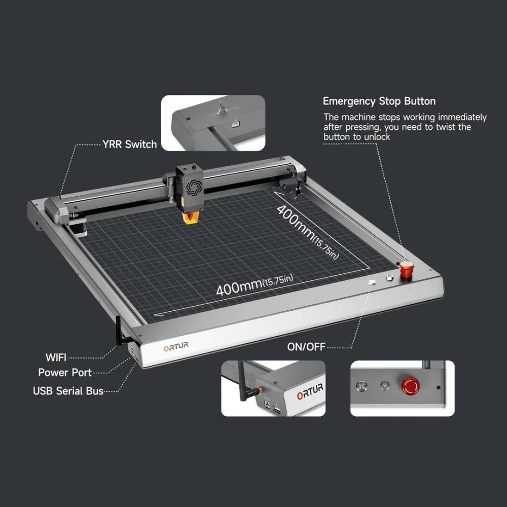 Ortur Laser Master 3 - 10W lézergravírozó és -vágógép