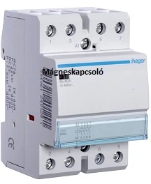 Hager Installációs kontaktor,mágneskapcsoló, sorolható 63A 400V 4Z AC 230V AC ESC463