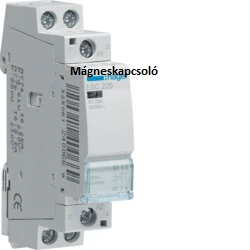 Hager Installációs kontaktor,mágneskapcsoló sorolható Csendes 25A 250V AC 2Z 230V AC ESC225S