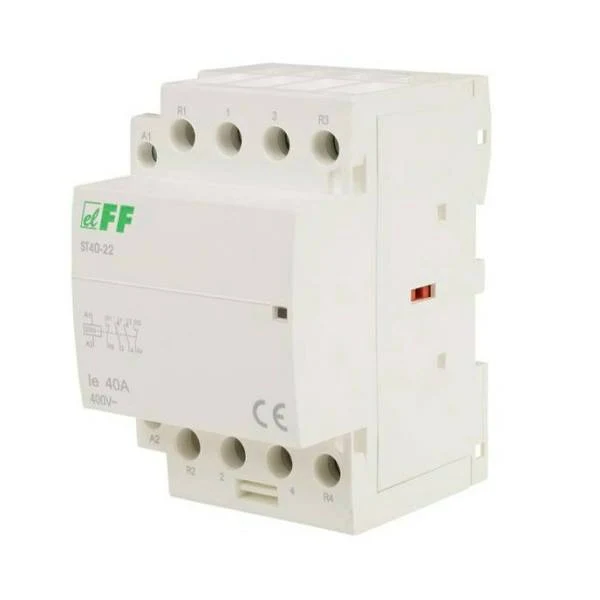 F&F Moduláris kontaktor,mágneskapcsoló 40A, 4NO