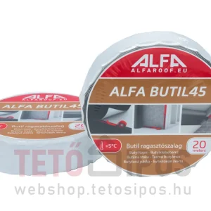 ALFA BUTIL kétoldalas butilszalag 45 mm 20 m