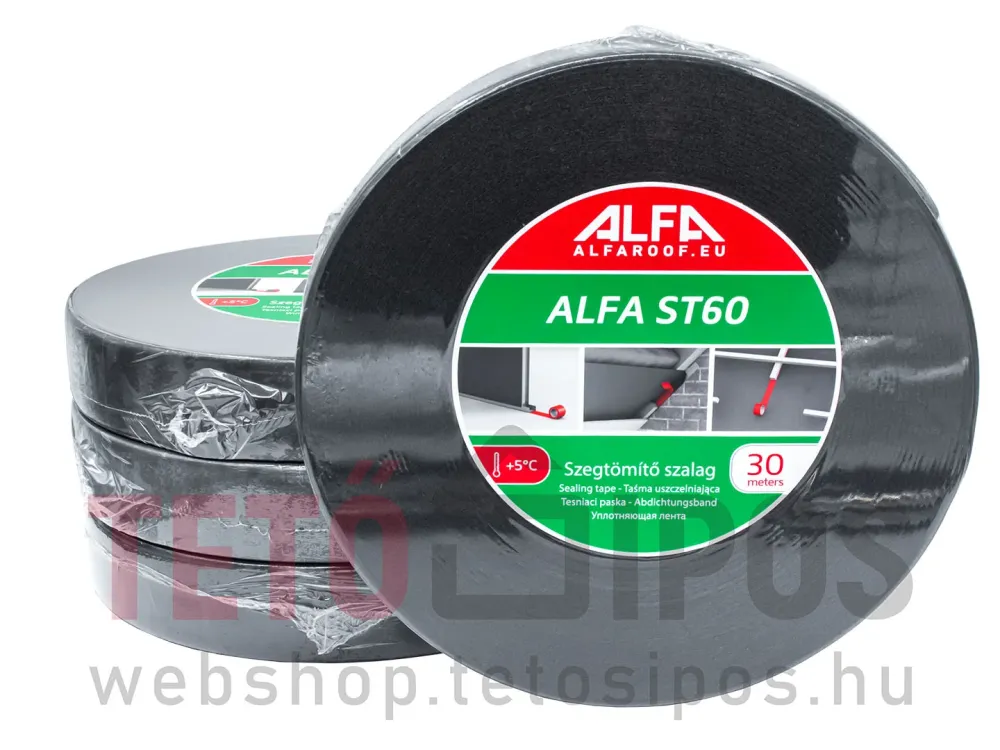 ALFA ST60 Szegtömítő szalag, habszögtömítő 60 mm 30 m
