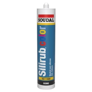 Soudal Silirub 7016 neutrális szilikon 300 ml