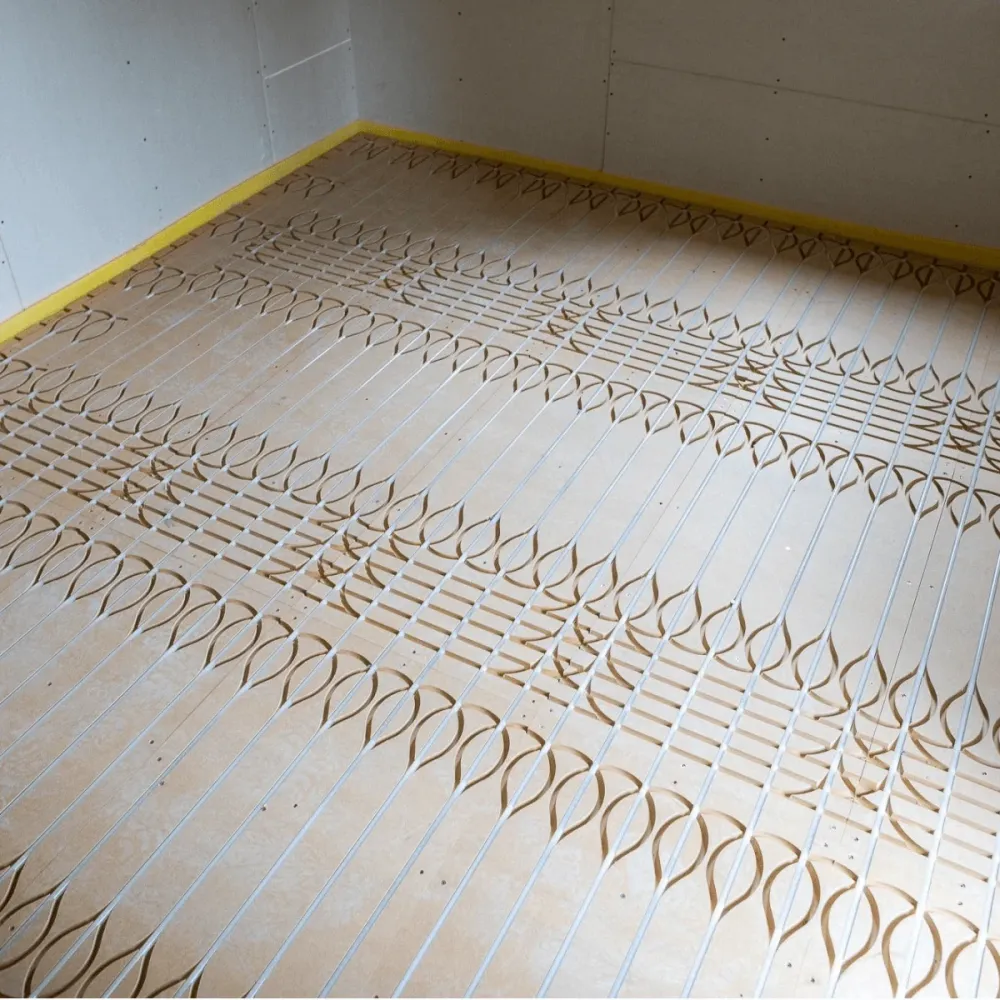 MDF felületfűtési rendszer alaplap 1200x600x18