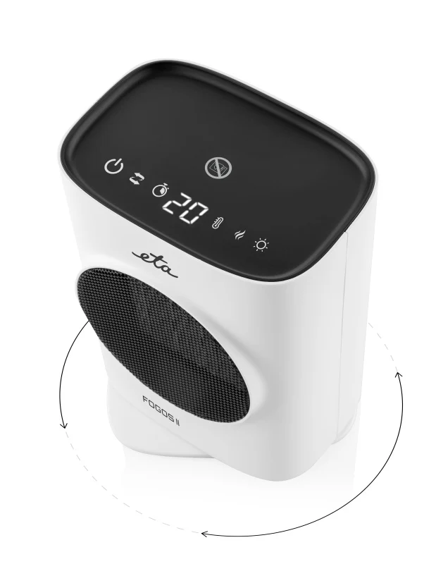 Meleglevegős ventilátor ETA Fogos II 4623 90000 fehér