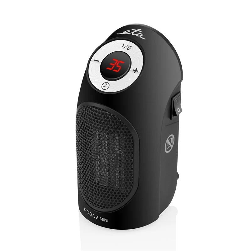 Meleglevegős ventilátor ETA Fogos Mini 1623 90000 fekete