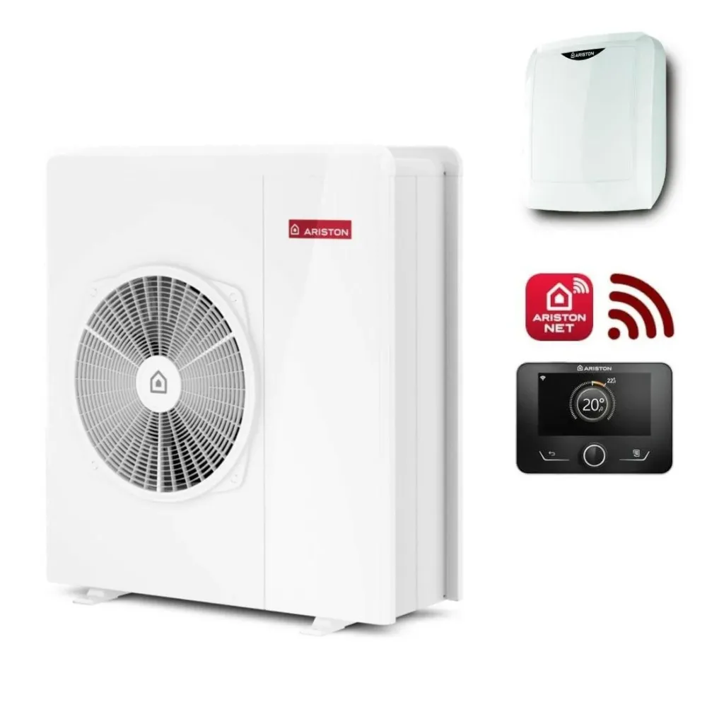 Ariston Nimbus Pocket 80 M-T NET R32 monob. hősziv. 8 kW, 1 fütőkör, 3 fázis