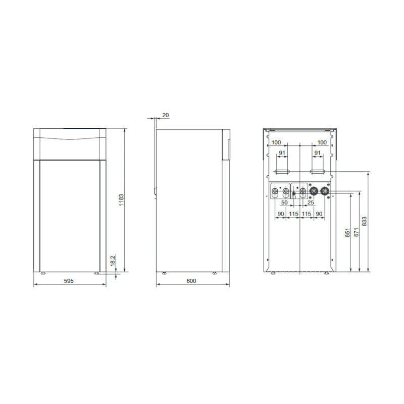 VAILLANT flexoTHERM exclusive VWF 157/4 hőszivattyú talajhő-víz, aktív hűtéssel, 3 fázis