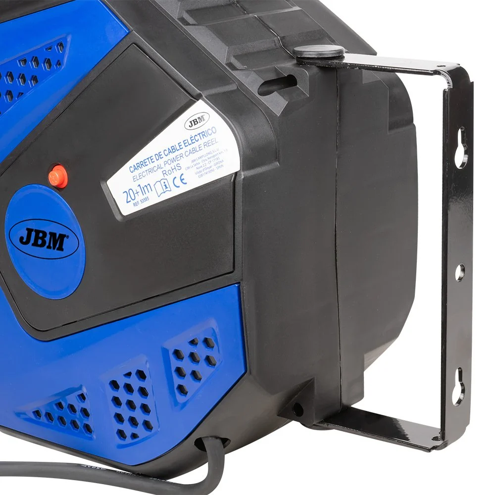 Behúzható elektromos kábelcsévélő JBM, 21 méter