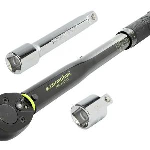 Nyomatékkulcs 28-210 Nm, 1/2" + adapter 1/2"## > 3/8" + hosszabbító 125 mm, kalibrálási tanúsítvány