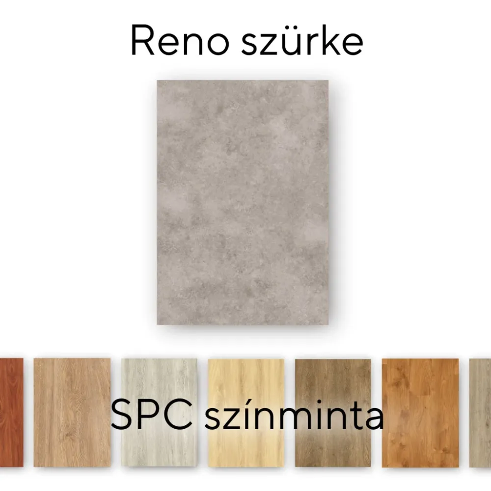 Leziter Reno kőhatású szürke Vinyl SPC padló minta/db