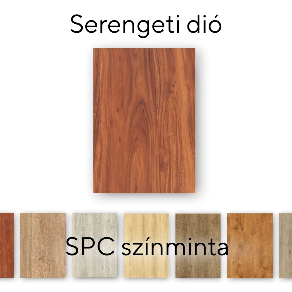 Leziter Serengeti dió Vinyl SPC padló minta/db