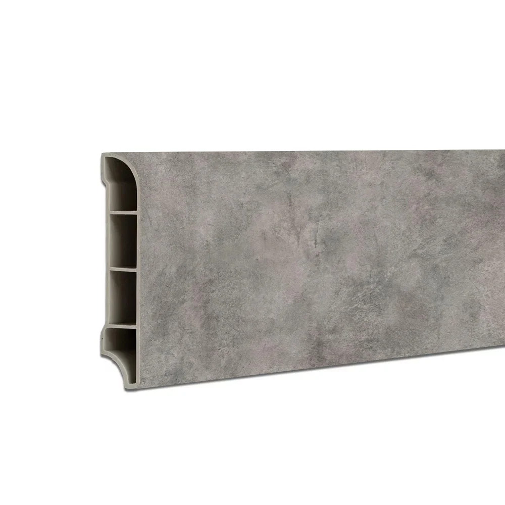 Vinyl SPC padlószegély Serona kőhatású homokszürke 2400x60x12 mm