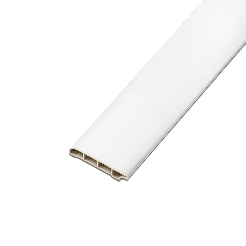 Vinyl SPC padlószegély Snow white 2400x60x12 mm
