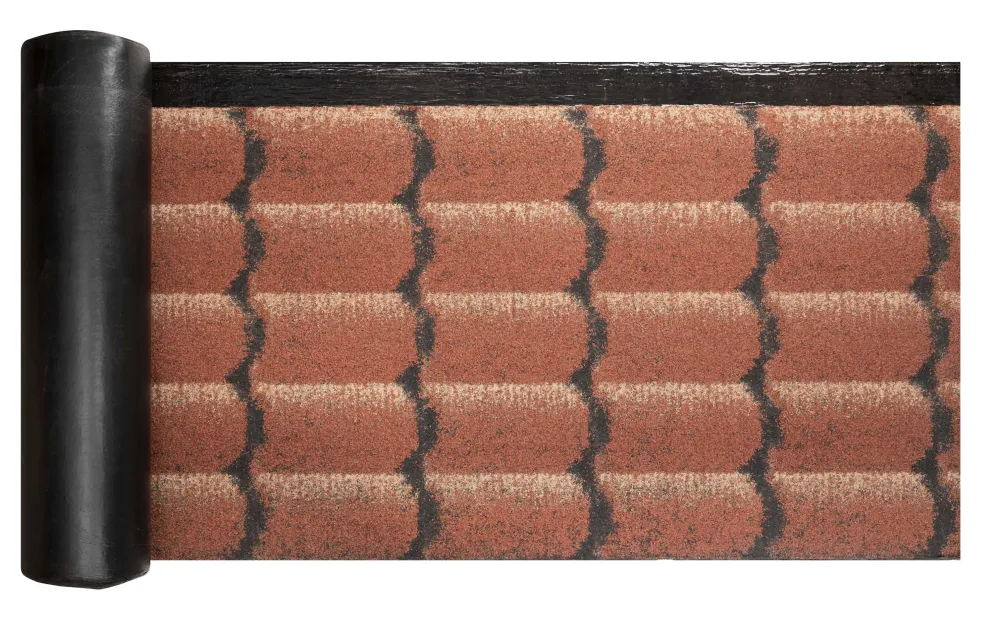 Icopal 3D Color Mediterrán E-G 4 S/K M-VV világos vörös bitumenes lemez pala- és fémlemez fedések felújításához 10 m2