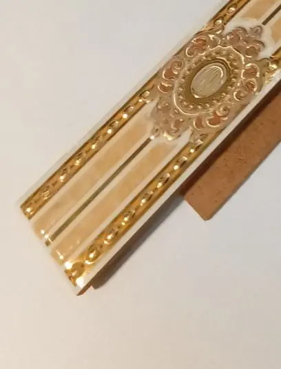 Narancs színű márványos listello/Sopot