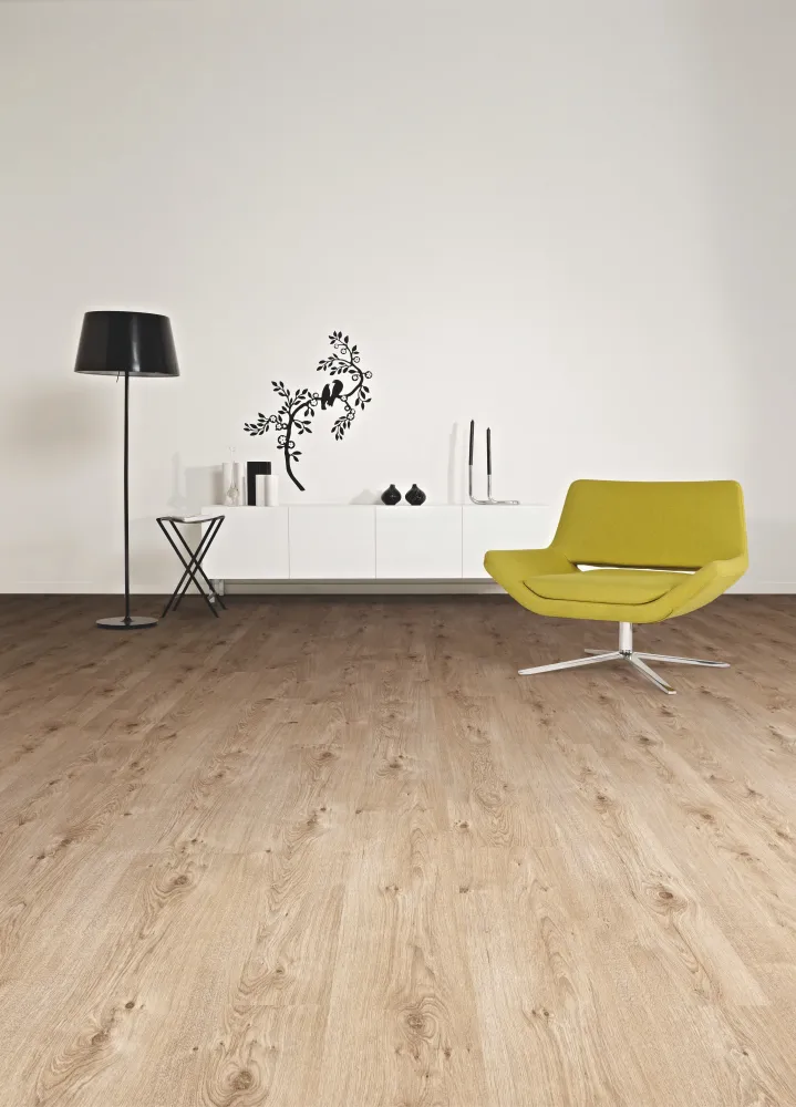 Natural Varnished Oak laminált parketta (vízálló) - Deluxe