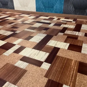 Négyzet mintás tekercses vinyl padló 200 cm-es