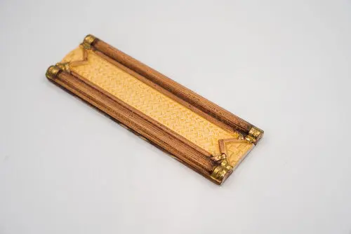 Sárga bambusz mintájú dekor/Bamboo