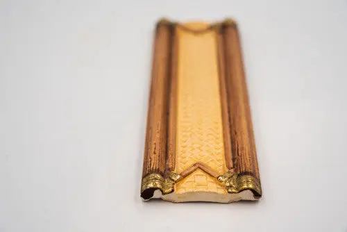 Sárga bambusz mintájú dekor/Bamboo