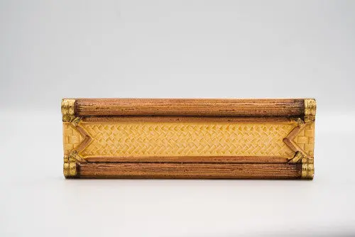 Sárga bambusz mintájú dekor/Bamboo
