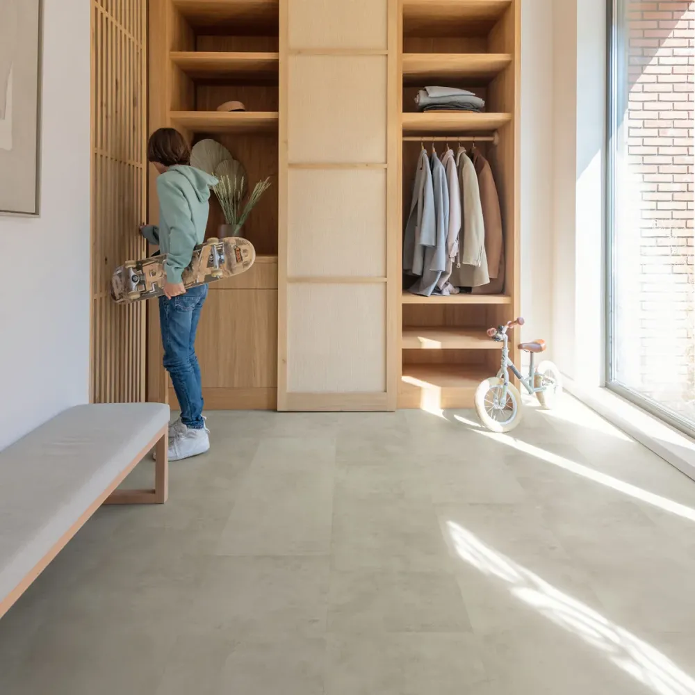 Szürke beton laminált parketta - Muse