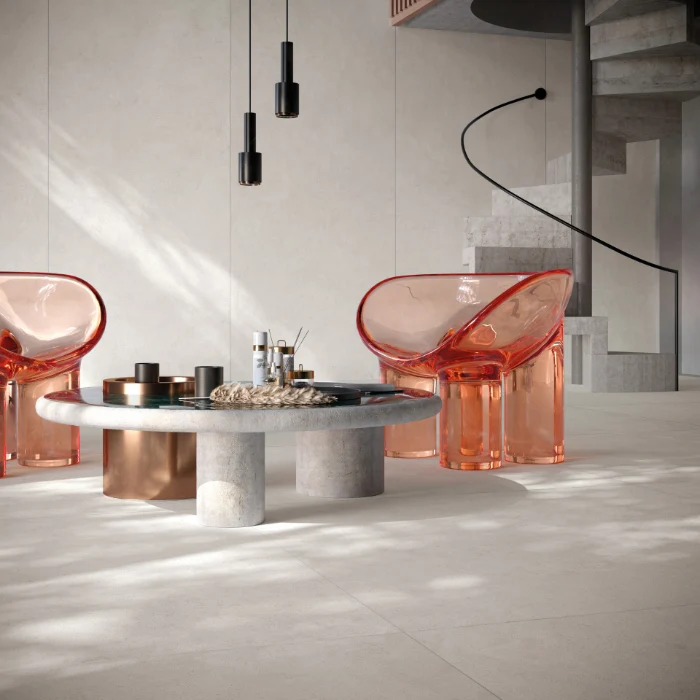 VICEVERSA COCO- 120x278- beton- és cementhatású nagy csempe elegáns, finom textúrákkal, amelyek kézműves anyagok jellegét...