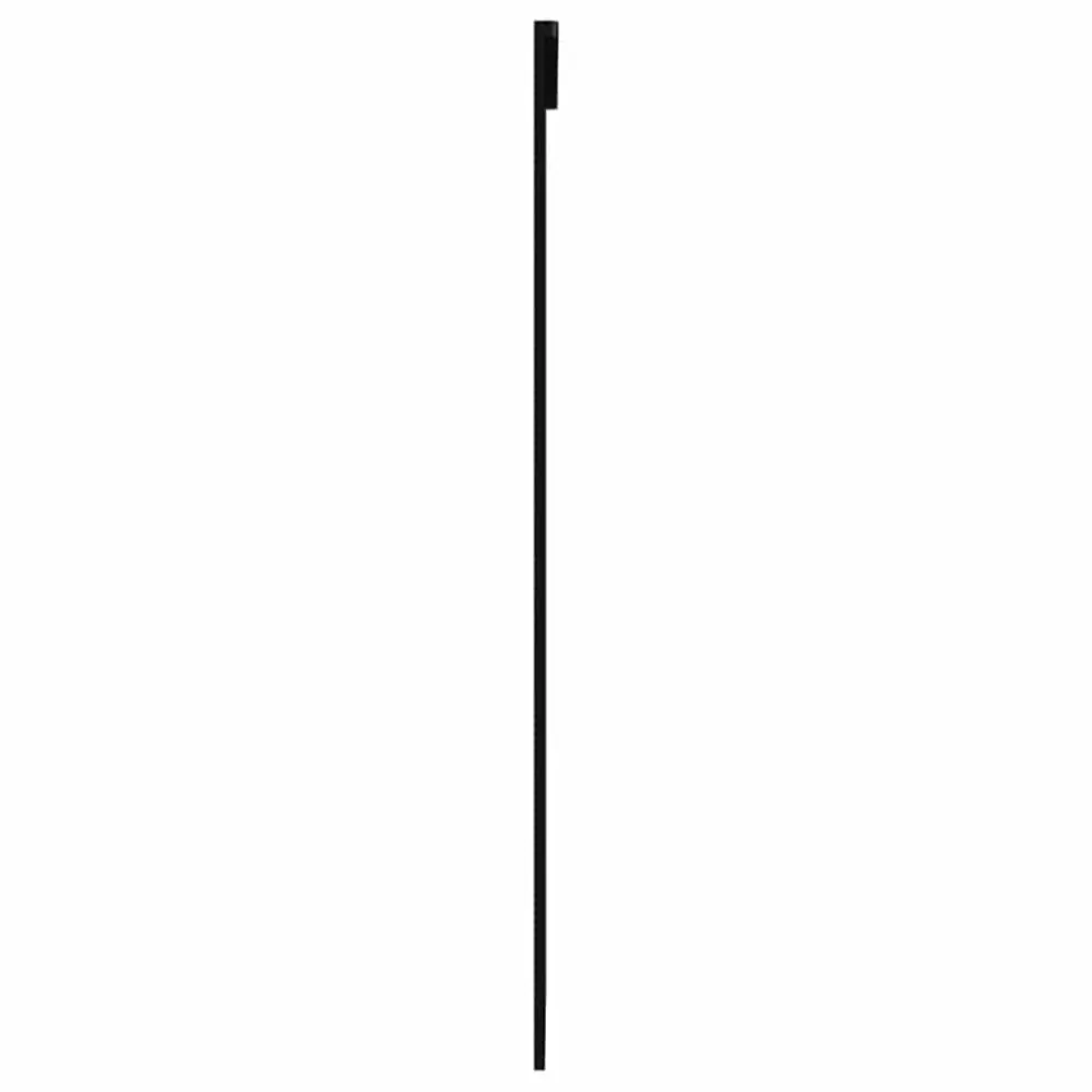 vidaXL fekete ESG üveg és alumínium tolóajtó 90 x 205 cm